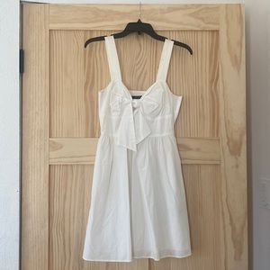 Zara White Linen Dress